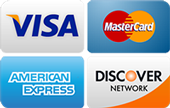 We accept all credit cards